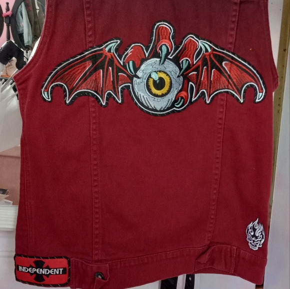 Hellraiser- custom RAGE Jacket- punk demon themed- PRICE FIRM - Picture 4 of 6